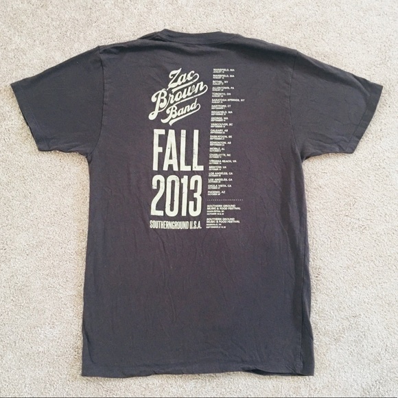 2013 Zac Brown Band Unisex Sz Small - Picture 2 of 14